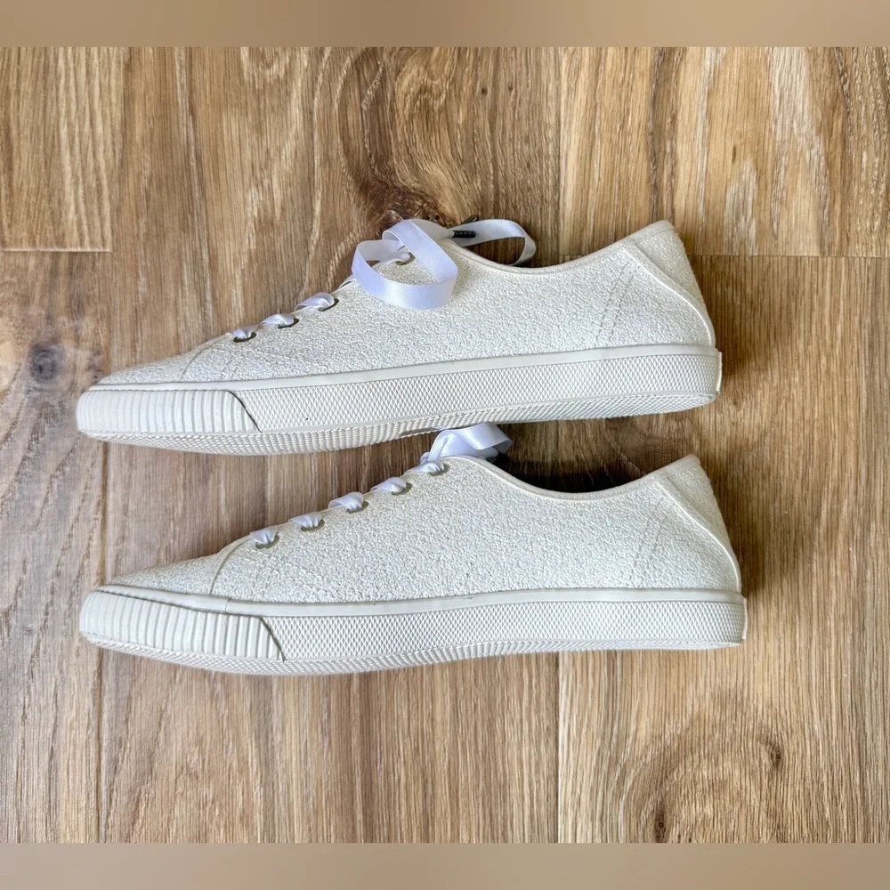 Kate Spade New York Trista Glitter Sneakers – White – Size 8B
